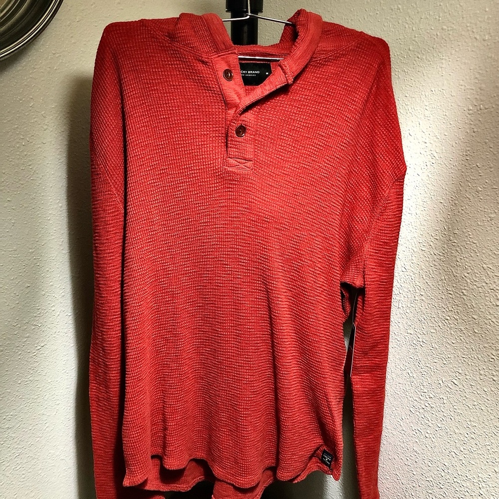Lucky Brand. Medium. Red. Salmon.